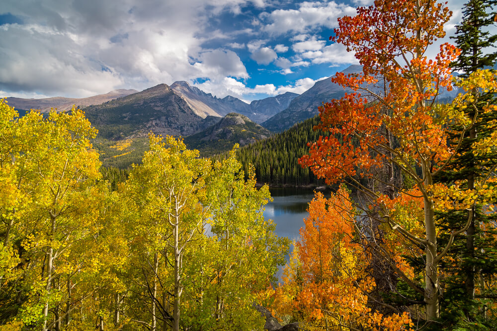 The fall foliage in Estes Park makes it a great place for a romantic autumn getaway